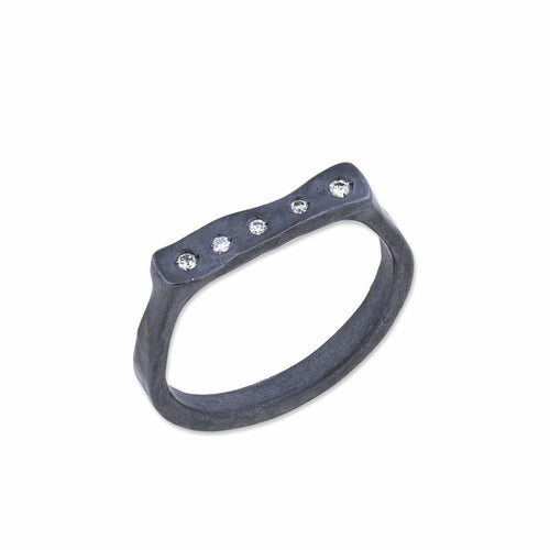 Stockton Ring with Diamond by Lika Behar