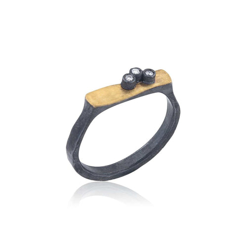 Stockton Ring with Diamond by Lika Behar