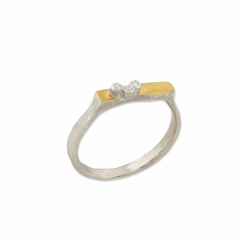 Stockton Ring with Diamond by Lika Behar