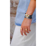 Stockton Gold Ring with Diamond by Lika Behar