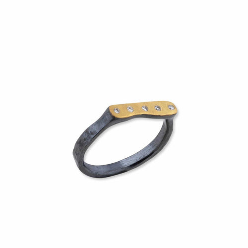 Stockton Ring with Diamond by Lika Behar