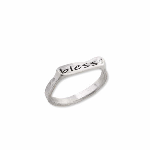 Stockton "bless" Ring with Diamond by Lika Behar