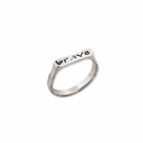 Stockton "brave" Ring with Diamond by Lika Behar