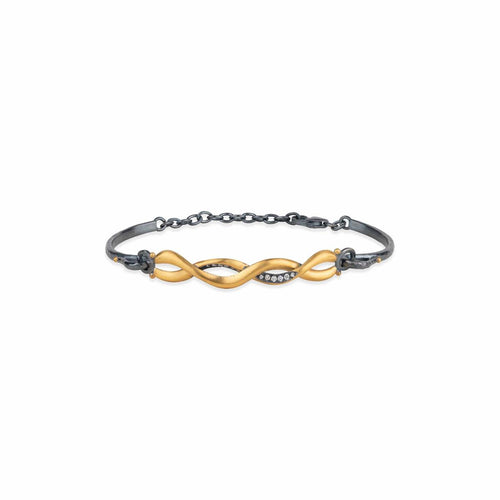 Swiggle Goxd Bracelet 45MM,Diamond by Lika Behar