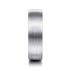 14K White Gold 6mm - Men's Wedding Band in Satin Finish - MBL0156-60W4JJJ-Gabriel & Co.-Renee Taylor Gallery