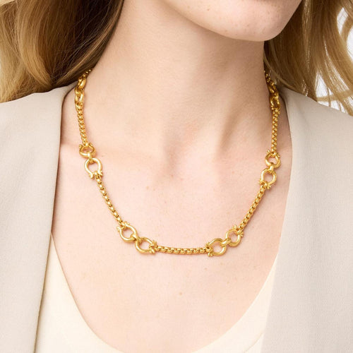 Saratoga Demi Link Necklace - N540G00-Julie Vos-Renee Taylor Gallery