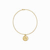 Saratoga Horse Gold Necklace - N563G00-Julie Vos-Renee Taylor Gallery