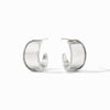Savoy Silver Hoop Earrings - HP050S-Julie Vos-Renee Taylor Gallery