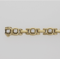 18K and Diamond "Path" Bracelet - B-29-Alex Sepkus-Renee Taylor Gallery