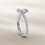 Custom Engagement Ring - 1.17 Lab Grown Diamond Center in 14K White Gold - SODW0044329-Renee Taylor Gallery-Renee Taylor Gallery