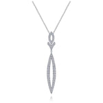 14K White Gold Diamond Lariat Necklace - NK6652W45JJ-Gabriel & Co.-Renee Taylor Gallery