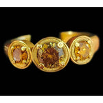 18K Green/Brown Diamond "Orchard" Ring - R-240-Alex Sepkus-Renee Taylor Gallery