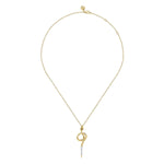 14K Yellow Gold Diamond Snake Drop Necklace - NK8049Y45JJ-Gabriel & Co.-Renee Taylor Gallery