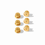 Signature Small Earrings Back Set-Gold - A038G00-Julie Vos-Renee Taylor Gallery