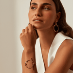 Origins Slim Earrings - Gold Plated - E0071 ORO00-CXC-Renee Taylor Gallery