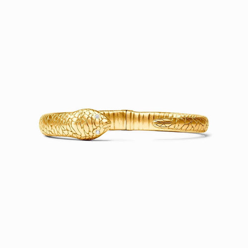 Cubic Zirconia Snake Cuff Bracelet - C133GCZ-Julie Vos-Renee Taylor Gallery