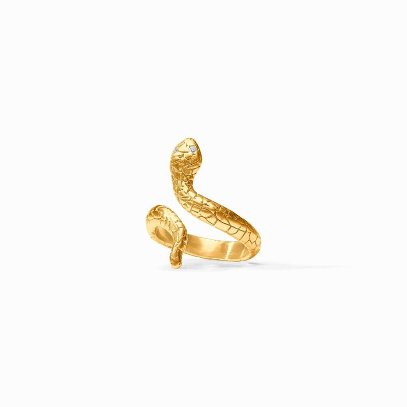 Snake Cubic Zirconia Ring - R239GCZ00-Julie Vos-Renee Taylor Gallery