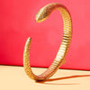 Cubic Zirconia Snake Cuff Bracelet - C133GCZ-Julie Vos-Renee Taylor Gallery