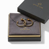 SoHo Gold Hoop Earrings - ER305G-Julie Vos-Renee Taylor Gallery