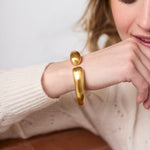 Solara Demi Cuff-Gold - C136G00-Julie Vos-Renee Taylor Gallery