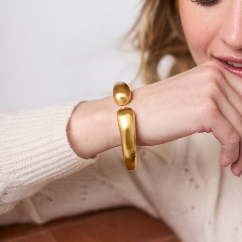 Solara Demi Cuff-Gold - C136G00-Julie Vos-Renee Taylor Gallery