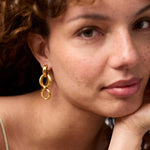 Solara Orbit Earrings-Gold - ER1023G00-Julie Vos-Renee Taylor Gallery