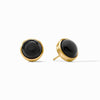 Solara Stone Stud Earrings-Obsidian Black - ER1028GBO00-Julie Vos-Renee Taylor Gallery