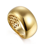 Soraya - 14K Yellow Plain Gold Cigar Band - LR52935Y4JJJ-Gabriel & Co.-Renee Taylor Gallery