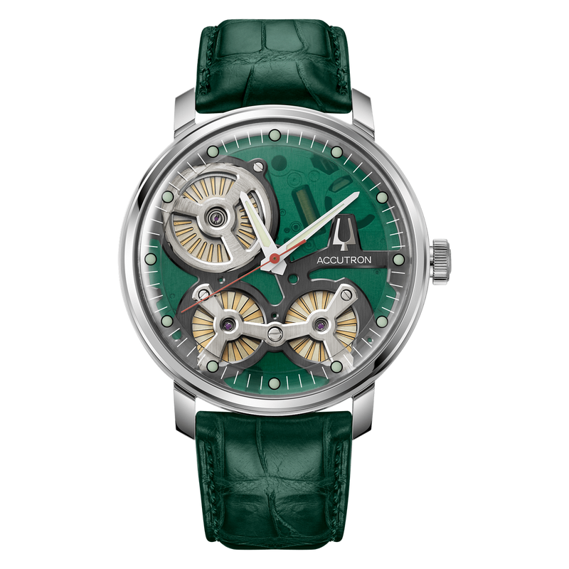 Spaceview 2020 Watch - Green-Accutron-Renee Taylor Gallery