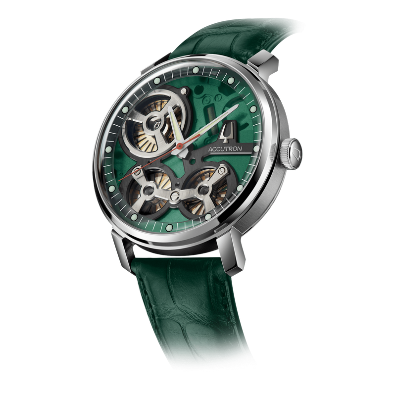 Spaceview 2020 Watch - Green-Accutron-Renee Taylor Gallery