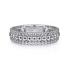 925 Sterling Silver Bujukan Band - LR51977SVJJJ-Gabriel & Co.-Renee Taylor Gallery