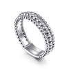 925 Sterling Silver Bujukan Band - LR51977SVJJJ-Gabriel & Co.-Renee Taylor Gallery