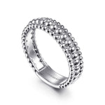 925 Sterling Silver Bujukan Band - LR51977SVJJJ-Gabriel & Co.-Renee Taylor Gallery
