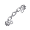 Sterling Silver Oval Link Cuff Bangle - BG4590-62SVJJJ-Gabriel & Co.-Renee Taylor Gallery