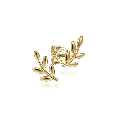 14K Yellow Gold Stud Earrings – EG14006Y4JJJ-Gabriel & Co.-Renee Taylor Gallery