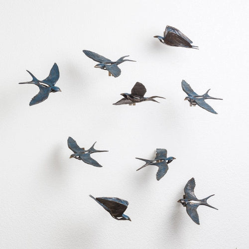 "Swallows in Flight: Bomber"-Sandy Graves-Renee Taylor Gallery