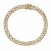 14K Yellow Gold Diamond Link Tennis Bracelet - TB4034Y45JJ-Gabriel & Co.-Renee Taylor Gallery