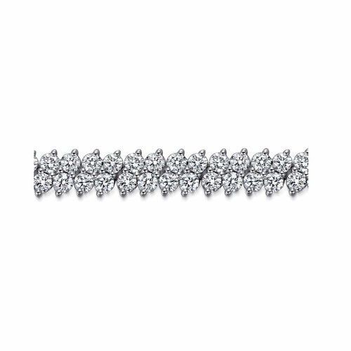 14K White Gold Diamond Tennis Bracelet - TB4733W45JJ-Gabriel & Co.-Renee Taylor Gallery