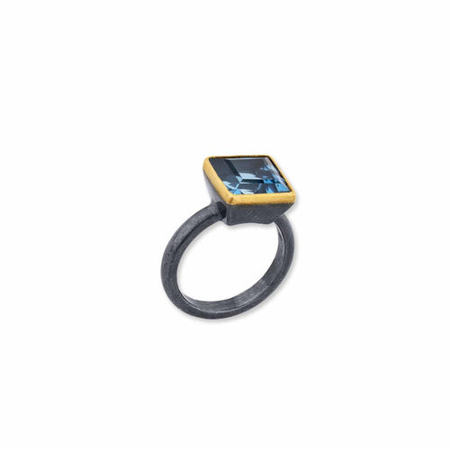 Thames London Blue Topaz Ring by Lika Behar