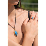 Thames London Blue Topaz Ring by Lika Behar