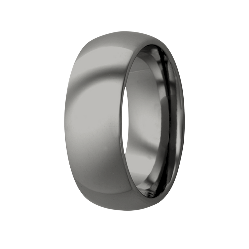 (6mm) Tantalum Dome High Polish Finish - K6TN111-10-Heavy Stone-Renee Taylor Gallery