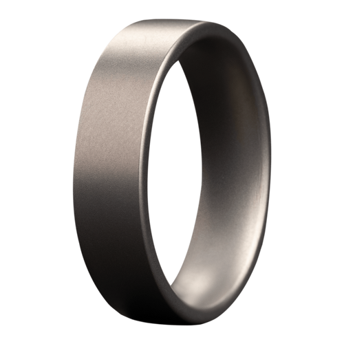 (6mm) Tungsten Flat Matte Finish - 6TU601-Heavy Stone-Renee Taylor Gallery