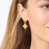 Malta Theodora Hoop & Charm Earring Cubic Zirconia-Julie Vos-Renee Taylor Gallery