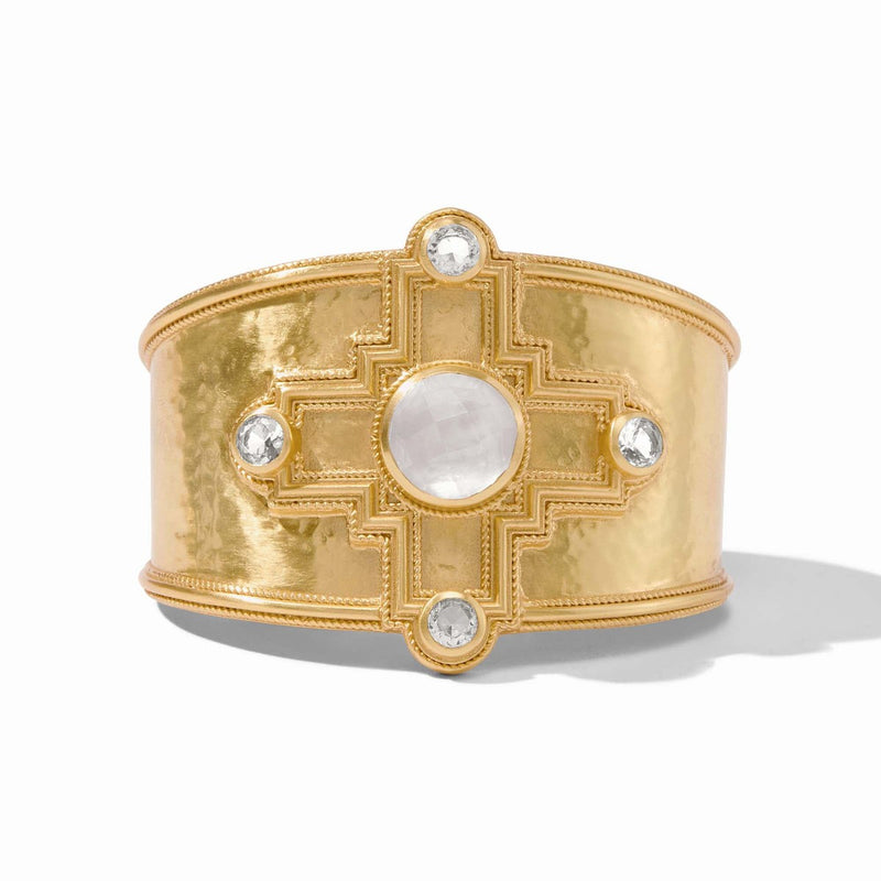 Malta Theodora Cuff - Iridescent Clear Crystal-Julie Vos-Renee Taylor Gallery