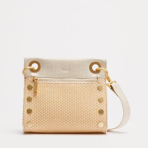 TONY SML - Ricotta Raffia/Brushed Gold-Hammitt-Renee Taylor Gallery