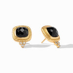 Tudor Obsidian Black Stud Earrings - ER838GBO00-Julie Vos-Renee Taylor Gallery