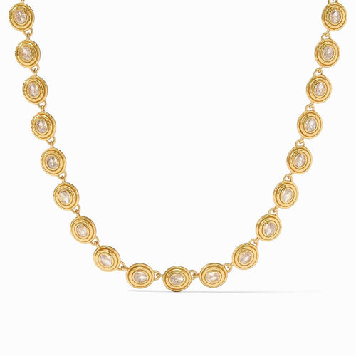 Tudor Cubic Zirconia Tennis Necklace - N464GCZ00-Julie Vos-Renee Taylor Gallery