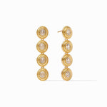 Tudor Tier Earrings - Cubic Zirconia-Julie Vos-Renee Taylor Gallery