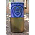"Unfolding Lotus" - Blue/Purple-Damien Jones-Renee Taylor Gallery