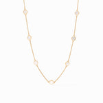 Valencia Delicate Station Necklace - Mother of Pearl-Julie Vos-Renee Taylor Gallery